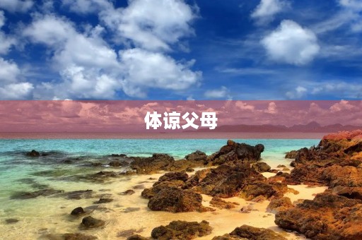 体谅父母 体谅父母
