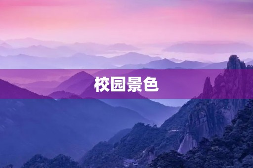 校园景色 校园景色