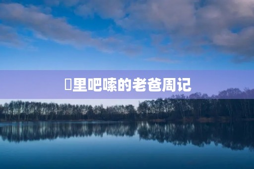 啰里吧嗦的老爸周记 啰里吧嗦的老爸周记