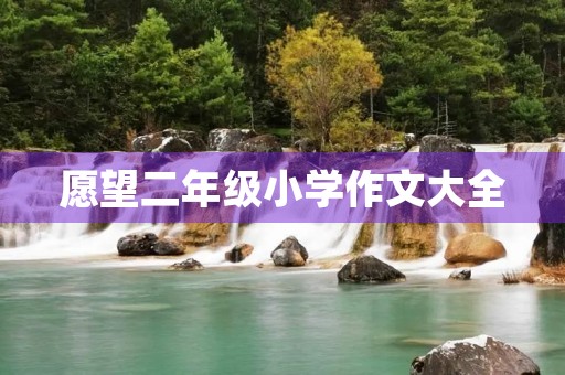 愿望二年级小学作文大全 愿望二年级小学作文大全