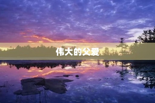 伟大的父爱 伟大的父爱