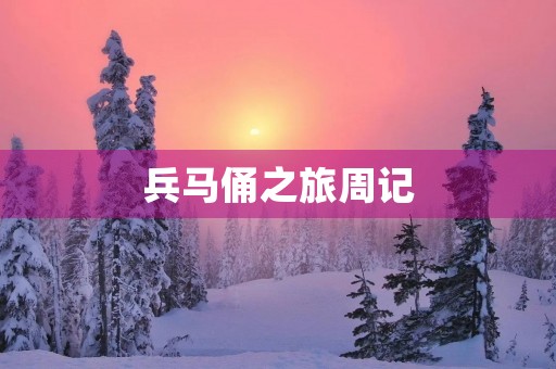 兵马俑之旅周记