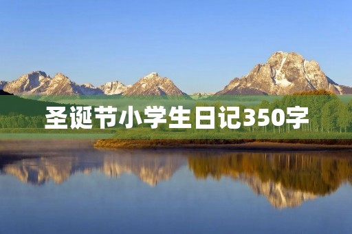圣诞节小学生日记350字 圣诞节小学生日记350字