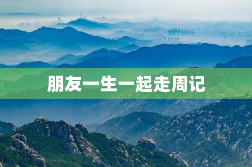 朋友一生一起走周记