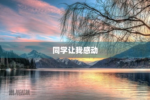 同学让我感动