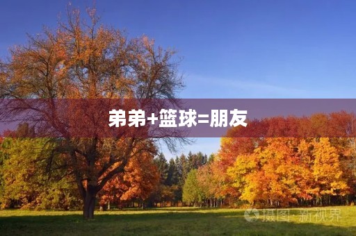 弟弟+篮球=朋友 弟弟+篮球=朋友