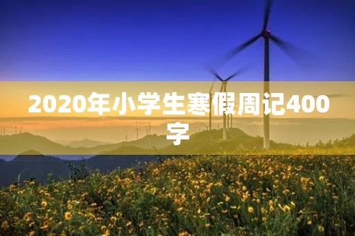2020年小学生寒假周记400字 2020年小学生寒假周记400字