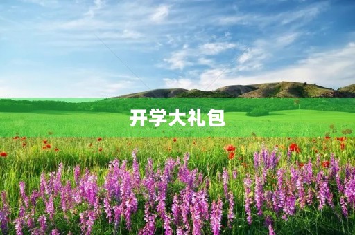开学大礼包 开学大礼包