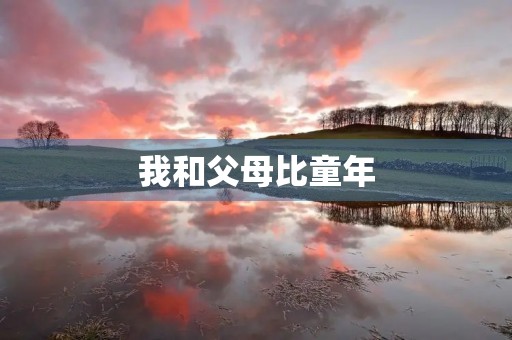 我和父母比童年