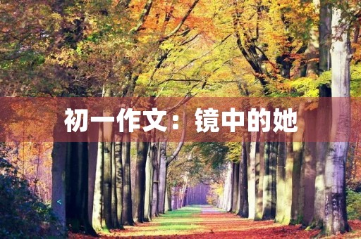 初一作文：镜中的她