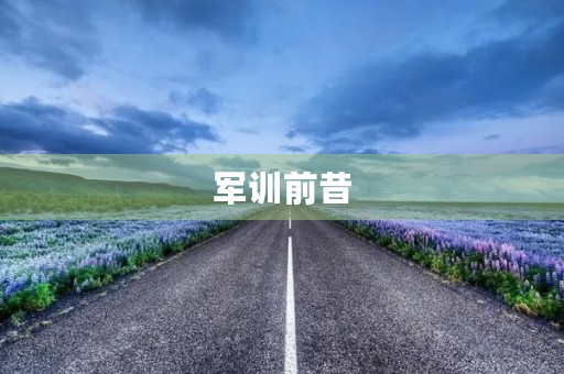 军训前昔 军训前昔