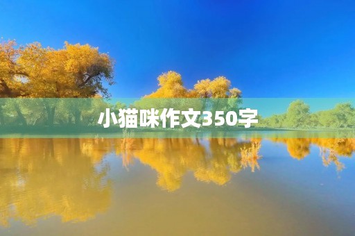 小猫咪作文350字