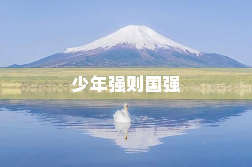 少年强则国强 少年强则国强