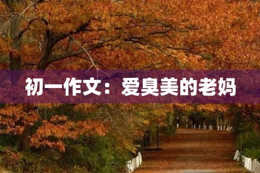 初一作文：爱臭美的老妈