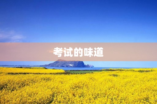 考试的味道 考试的味道