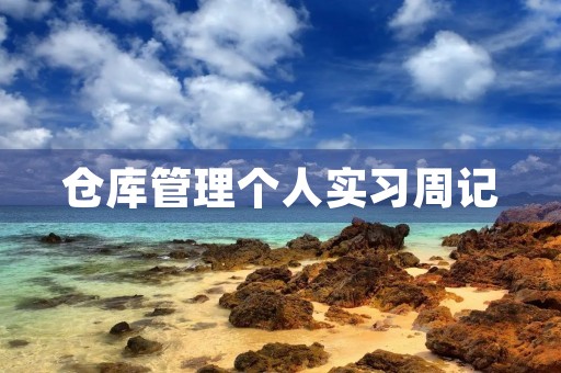 仓库管理个人实习周记 仓库管理个人实习周记