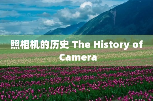 照相机的历史 The History of Camera 照相机的历史 The History of Camera