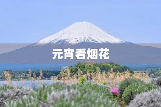 元宵看烟花 元宵看烟花