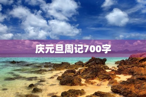 庆元旦周记700字 庆元旦周记700字