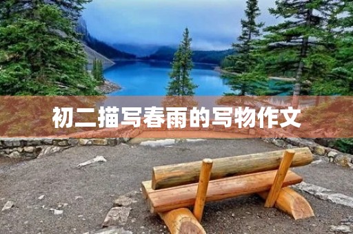 初二描写春雨的写物作文 初二描写春雨的写物作文