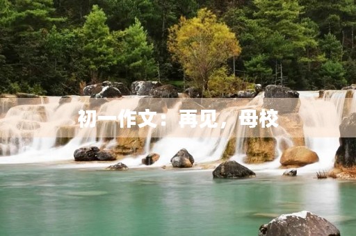 初一作文:再见,母校 初一作文:再见,母校