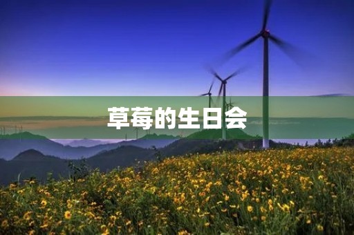草莓的生日会 草莓的生日会