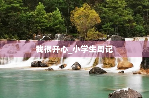 我很开心_小学生周记 我很开心_小学生周记