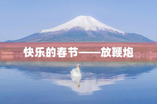 快乐的春节——放鞭炮 快乐的春节——放鞭炮