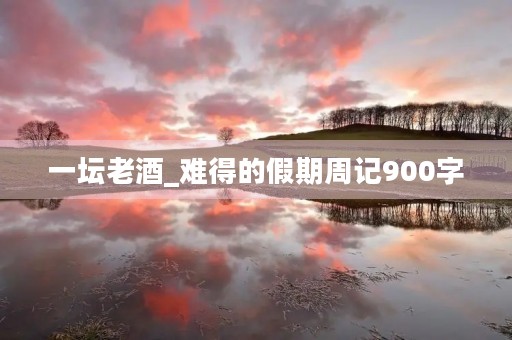 一坛老酒_难得的假期周记900字