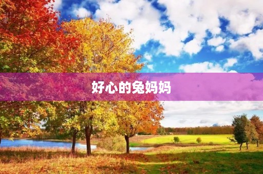 好心的兔妈妈 好心的兔妈妈