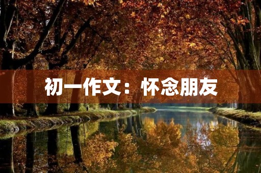 初一作文:怀念朋友 初一作文:怀念朋友
