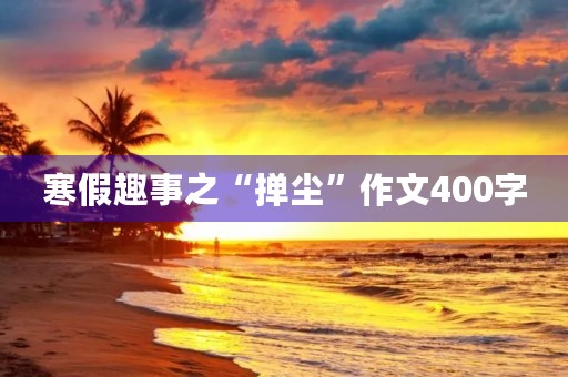 寒假趣事之“掸尘”作文400字