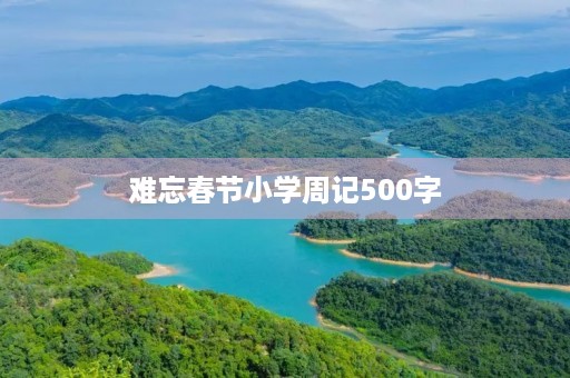 难忘春节小学周记500字 难忘春节小学周记500字