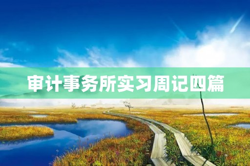 审计事务所实习周记四篇