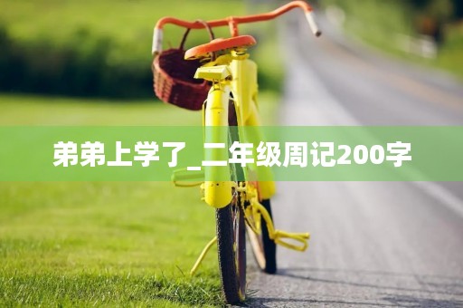 弟弟上学了_二年级周记200字 弟弟上学了_二年级周记200字