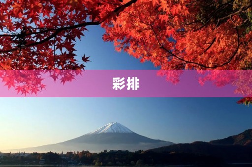 彩排
