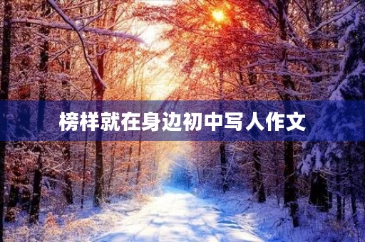 榜样就在身边初中写人作文 榜样就在身边初中写人作文