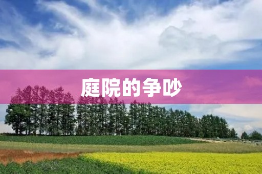 庭院的争吵 庭院的争吵