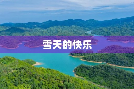 雪天的快乐