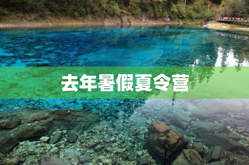 去年暑假夏令营 去年暑假夏令营