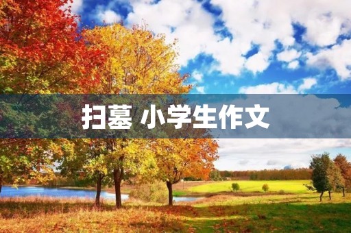 扫墓 小学生作文