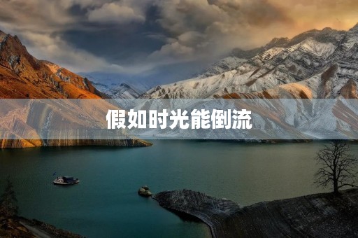 假如时光能倒流 假如时光能倒流