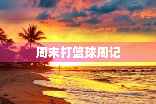 周末打篮球周记