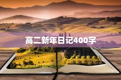 高二新年日记400字 高二新年日记400字