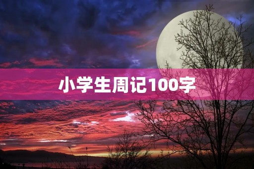 小学生周记100字