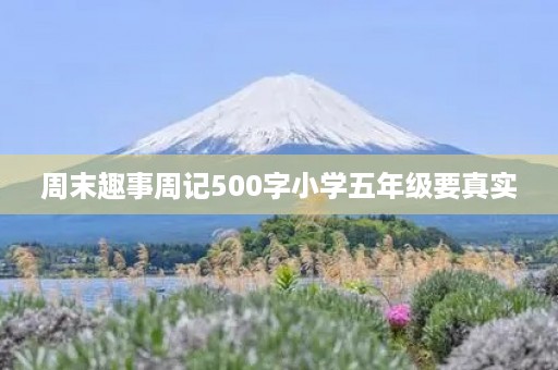 周末趣事周记500字小学五年级要真实 周末趣事周记500字小学五年级要真实