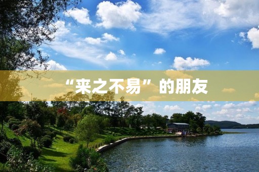 “来之不易”的朋友 “来之不易”的朋友