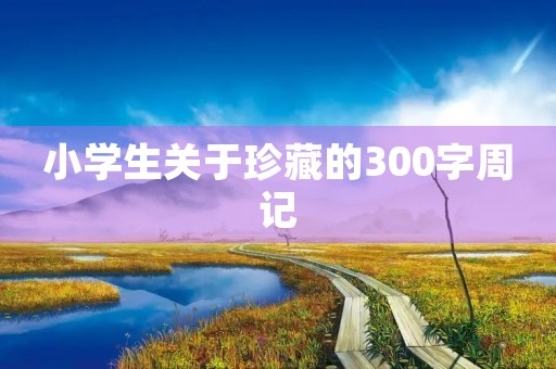 小学生关于珍藏的300字周记 小学生关于珍藏的300字周记