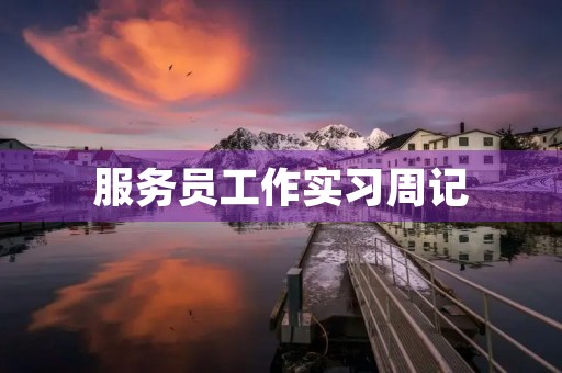 服务员工作实习周记 服务员工作实习周记