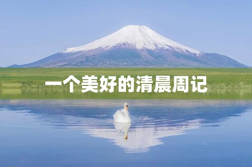 一个美好的清晨周记 一个美好的清晨周记
